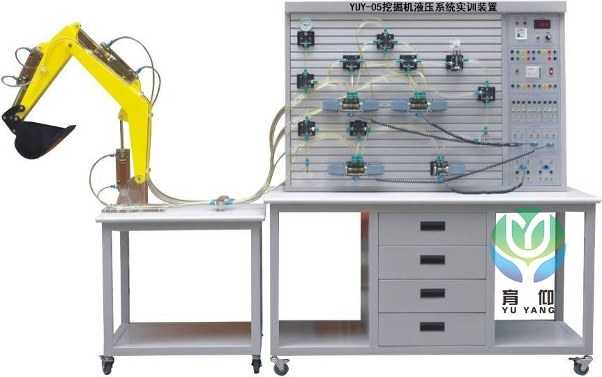 挖掘机透明液压系统实训装置