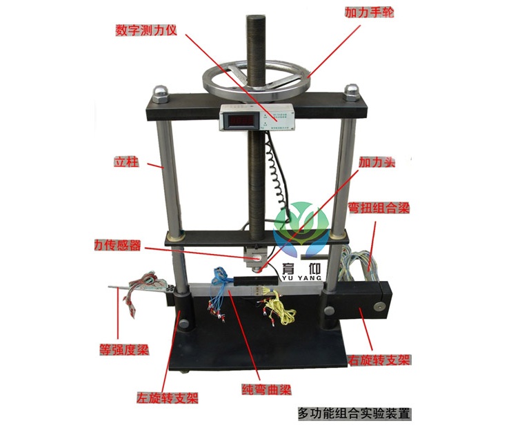 材料力学测试分析实验台(配静态应变仪)