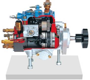 离心控制分配型喷射泵解剖模型